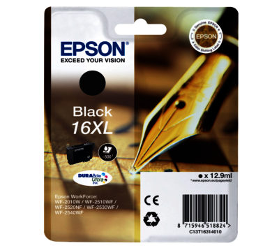 EPSON Pen & Crossword T1631 XL Black Ink Cartridge EPSON Pen & Crossword T1631 XL Black Ink Cartridge
